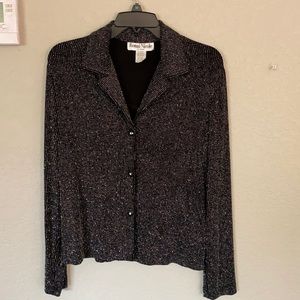 Women’sRonnie Nicole Black shirt/jacket 8.